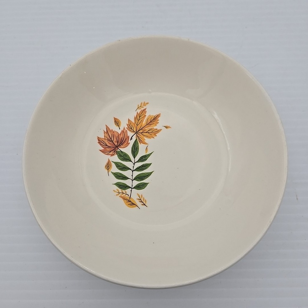 Vintage Salem Autum Leaves 5 1/4 Fall Bowl NICE‎